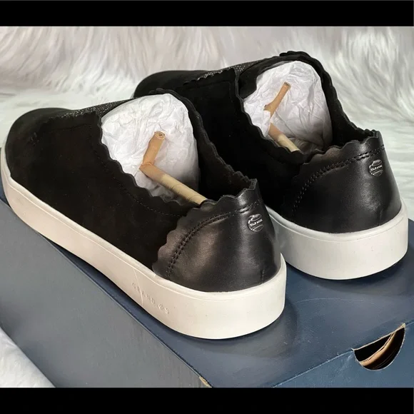 New Cole Haan Women's Grand Crosscourt Street Scallop Slip on Sneaker